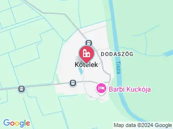 Kőtelek a térképen