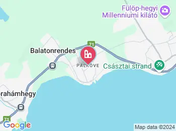 Kővágóörs-Pálköve a térképen