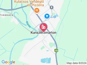 Kunszentmárton éttermek a térképen