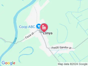 Lónya a térképen