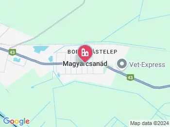 Magyarcsanád a térképen