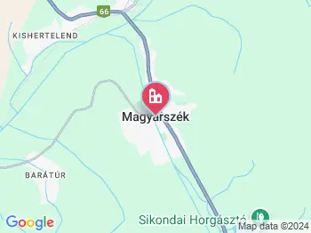 Magyarszék a térképen