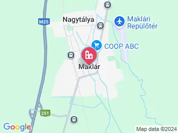 Maklár a térképen