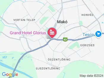 Makó szobor a térképen