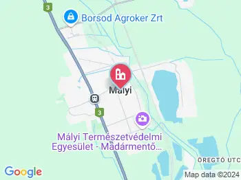 Mályi a térképen