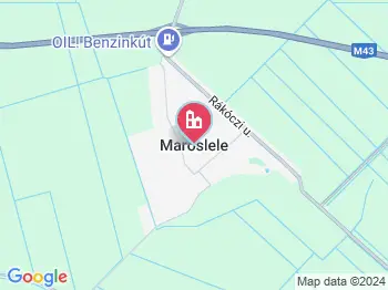 Maroslele a térképen