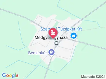 Medgyesegyháza a térképen