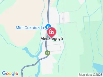 Mesztegnyő a térképen