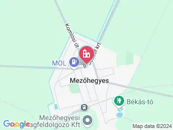 Mezőhegyes éttermek a térképen