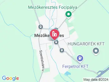 Mezőkeresztes a térképen