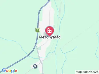 Mezőnyárád a térképen