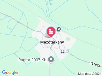 Mezőtárkány a térképen