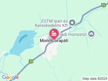 Monostorapáti a térképen