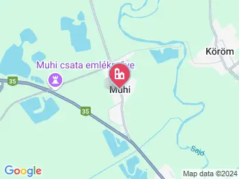 Muhi a térképen