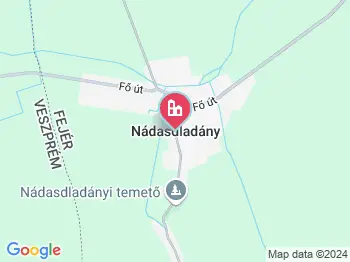 Nádasdladány a térképen
