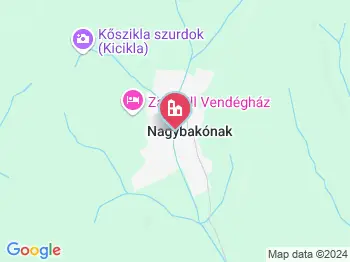 Nagybakónak a térképen