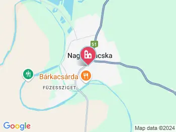 Nagybaracska a térképen