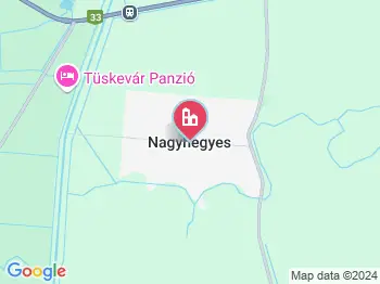 Nagyhegyes a térképen