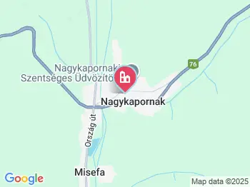 Nagykapornak a térképen