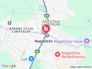 Nagykőrös vadaspark a térképen