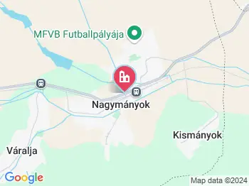 Nagymányok a térképen