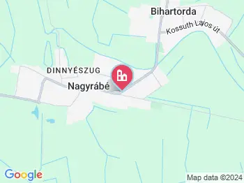 Nagyrábé a térképen