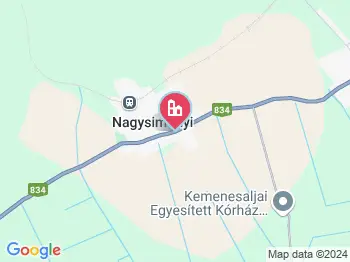 Nagysimonyi a térképen