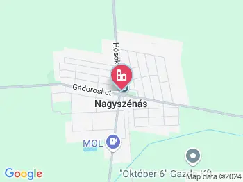 Nagyszénás a térképen