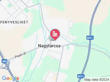 Nagytarcsa a térképen