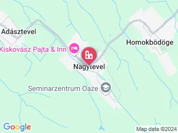 Nagytevel a térképen
