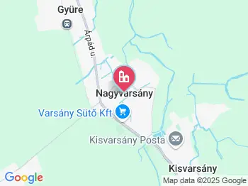 Nagyvarsány a térképen