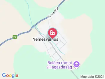 Nemesvámos a térképen