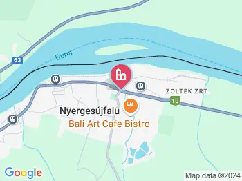 Nyergesújfalu a térképen