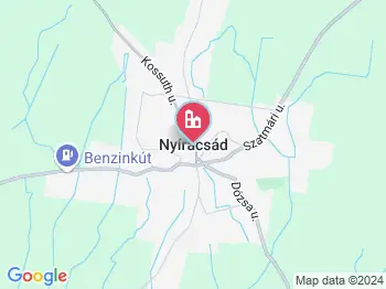 Nyíracsád a térképen