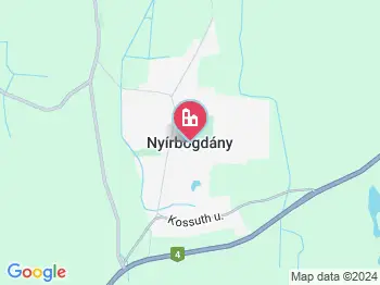 Nyírbogdány a térképen