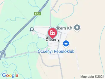 Ôcsény a térképen