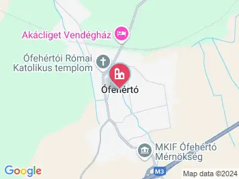 Ófehértó a térképen