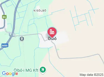 Ölbő a térképen