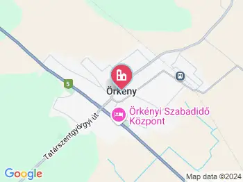 Örkény a térképen