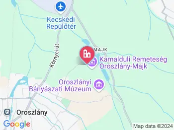 Oroszlány-Majkpuszta a térképen