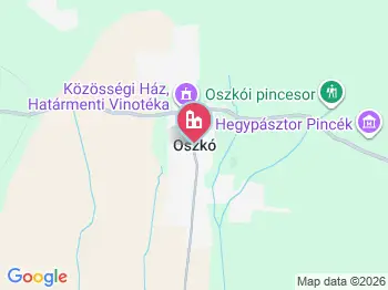 Oszkó a térképen