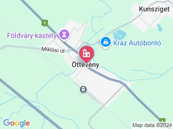 Öttevény a térképen