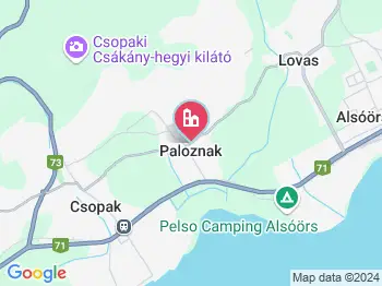 Paloznak a térképen