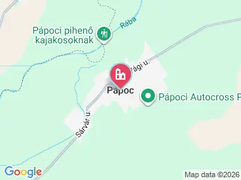 Pápoc a térképen