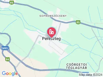 Pereszteg a térképen