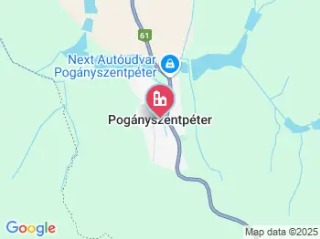 Pogányszentpéter a térképen
