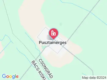Pusztamérges a térképen