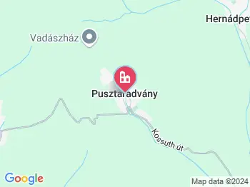 Pusztaradvány a térképen
