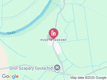 Pusztataskony a térképen