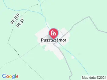 Pusztazámor a térképen
